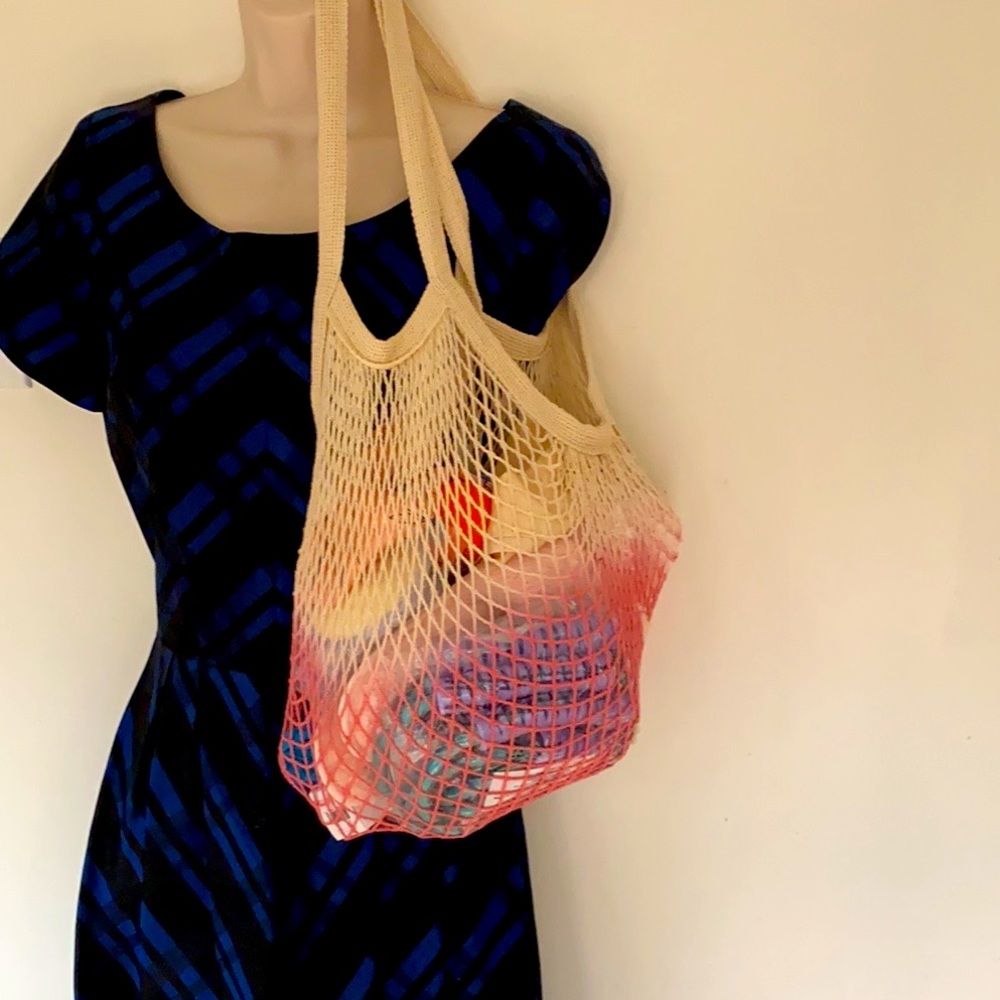 NWT Camp Collection Tote Net Bag Tie Dye